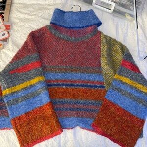 High neck colorful sweater from fab’rik by fate